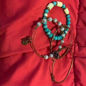 Alex and ani-4 bracelets